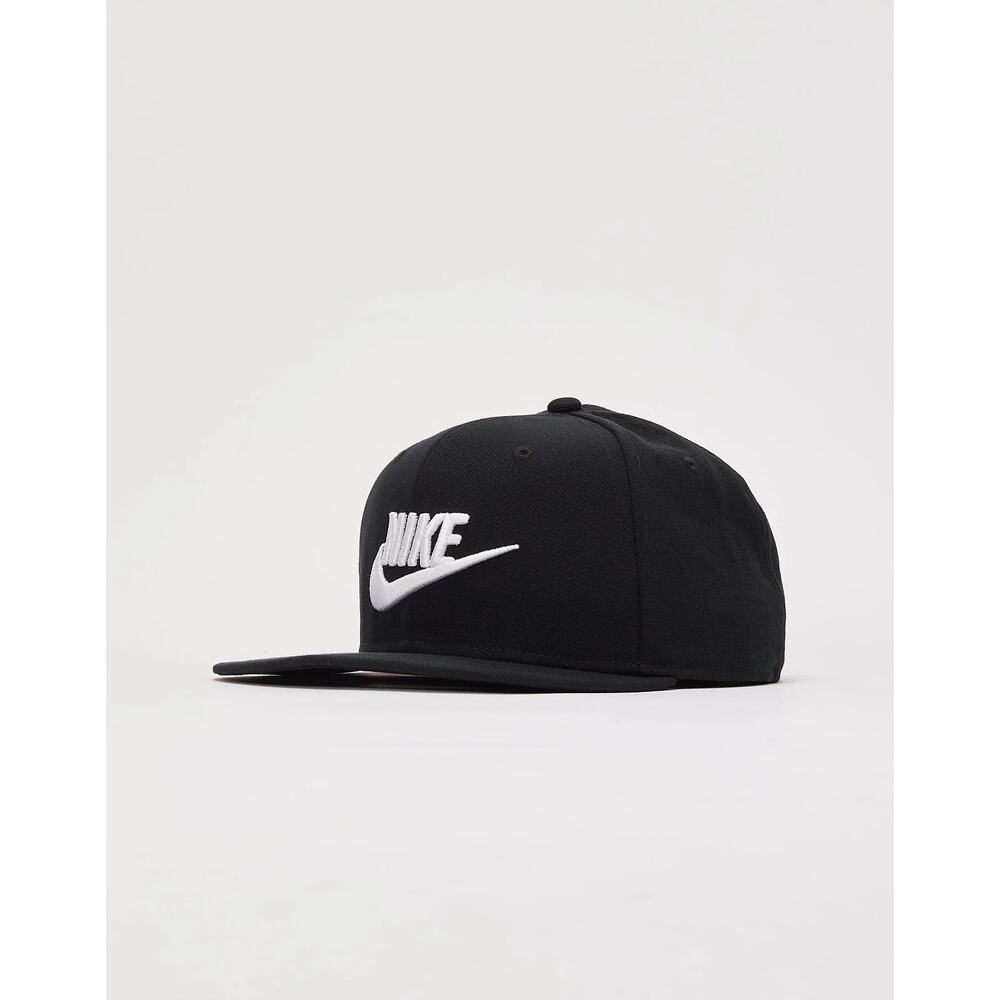 Nike Dri FIT Pro Structured Futura Cap Hat Men's Black White S/M FB5380 010
